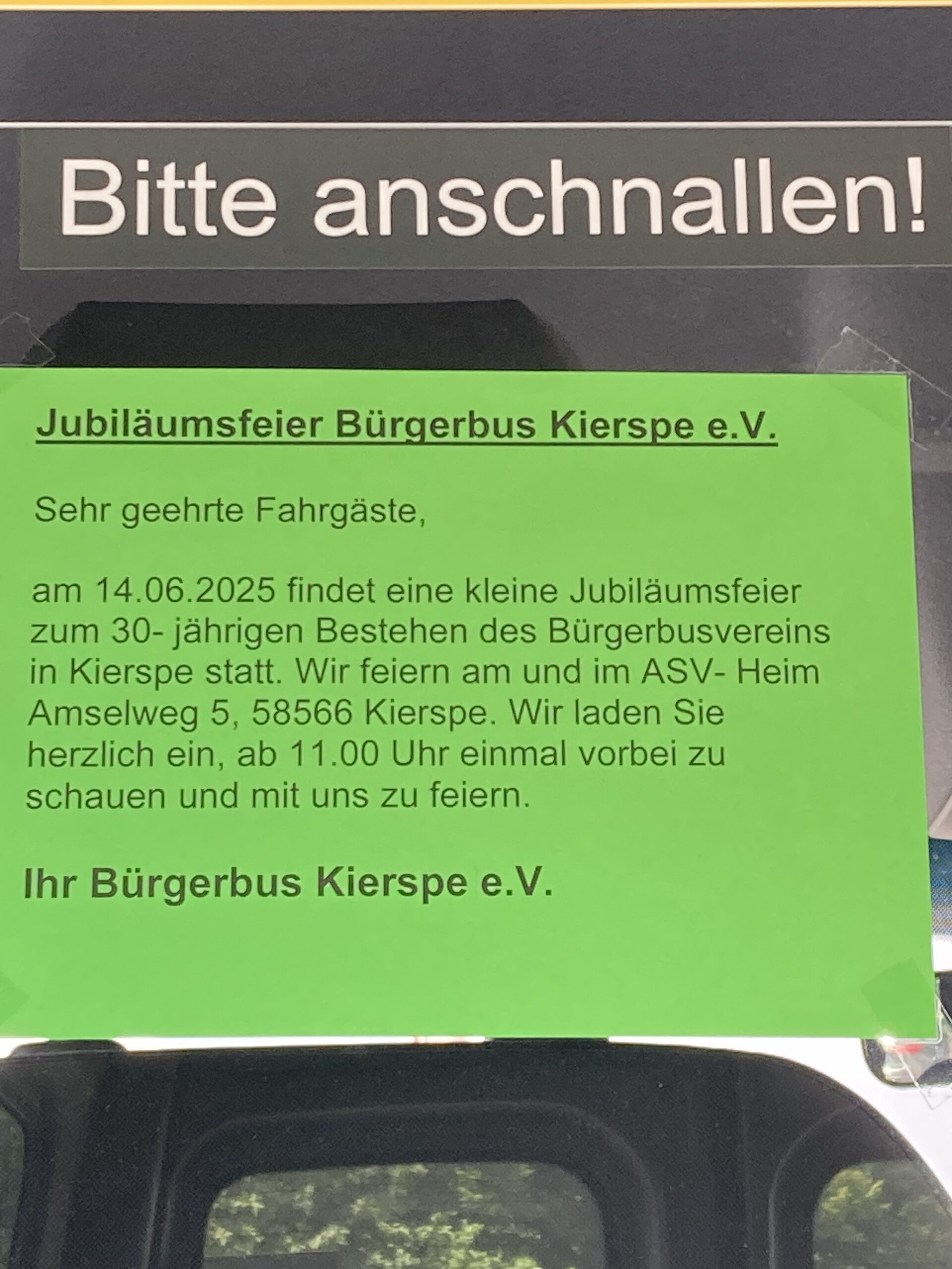 30 Jahre Bürgerbus Kierspe